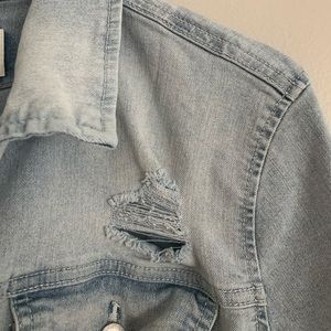 Wallflower | Distressed Denim Jacket size L